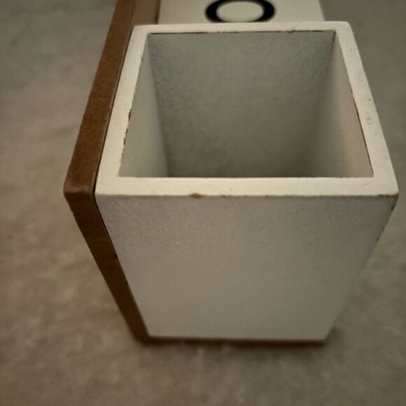 Joseph A Collection Wood Block Calendar Pen Holder - Picture 5 of 8